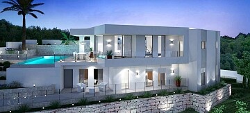 Luxury detached villa on a 800 sq.m. plot in Moraira in Ole International