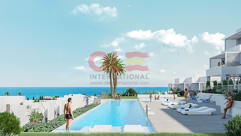 3 beds townhouses with front sea views in Villajoyosa in Ole International