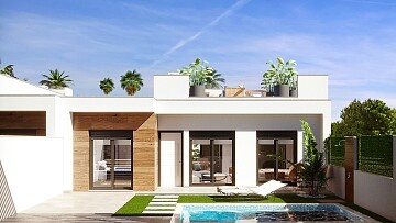 Villen mit 3 Schlafzimmern auf einer Etage mit Solarium und Pool in San Javier in Ole International