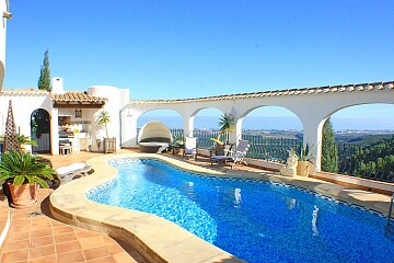 Spectacular 4 beds detached villa with sea views near Denia  in Ole International
