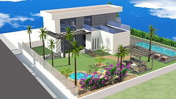 3 bedroom detached villas near Polop and Benidorm  in Ole International