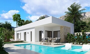 Large modern-style 2 & 3 bedrooms detached villas near Benidorm in Ole International