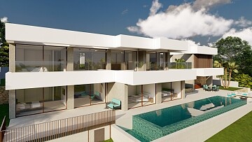Luxury detached villa overlooking the sea in Altea Hills in Ole International