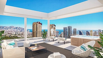 Apartamente de lux lângă mare, pe plaja Poniente din Benidorm in Ole International