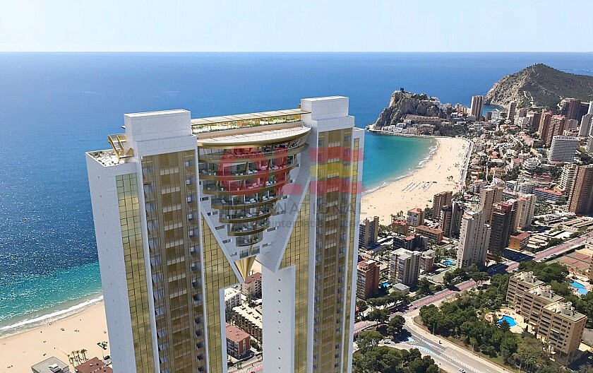 Luxury apartments on the seafront in Benidorm in Ole International