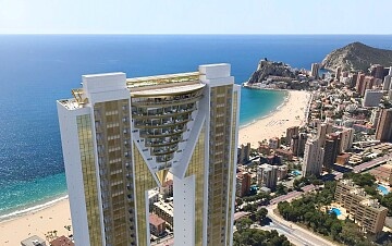 Lyxiga lägenheter vid stranden i Benidorm in Ole International